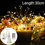 Luce decorativa a LED con scatola per batterie da 150 LED con telecomando, 30CM Colorful Light, 30CM White Light, 30CM Warm White