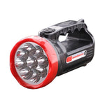 Torcia LED potente ricaricabile da 5 W 9 LED Proiettore per esterni a 2 modalità