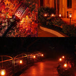 Torcia da giardino solare 96 LED luce a fiamma 350LM