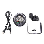 Luce da discoteca rotante per DJ con controllo audio USB, DC 5V