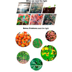 Luce per acquario con luce per serra da 225 LED, CA 85-265 V, 45W/SMD 2835