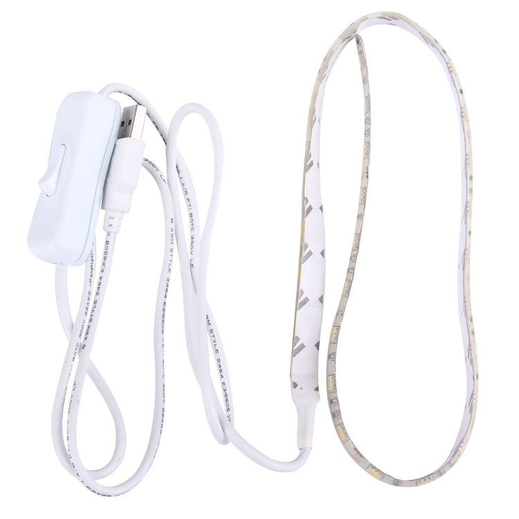 30 LED 5050 SMD epossidici IP65 impermeabili con cavo interruttore prolungato da 1 m, larghezza: 10 mm