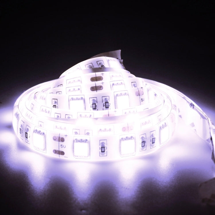 30 LED 5050 SMD epossidici IP65 impermeabili con cavo interruttore prolungato da 1 m, larghezza: 10 mm