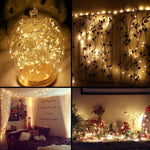 20 LED 2700-2900K Fata luminosa a corda per feste/vacanze, lunghezza: 2 m, DC 6 V, 6 PCS 2m