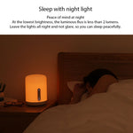 Lampada da comodino originale Xiaomi Mijia 2 LED Luce notturna Touch e controllo intelligente dell'app, Bedside Lamp