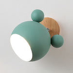 Lampada da parete a luce bianca Creative Cartoon E27 LED per passaggio sul comodino