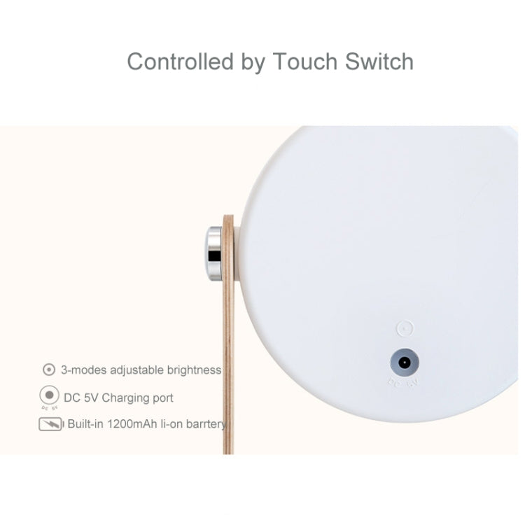 Lampada a lanterna ricaricabile DC 5V con controllo touch LED, White Light