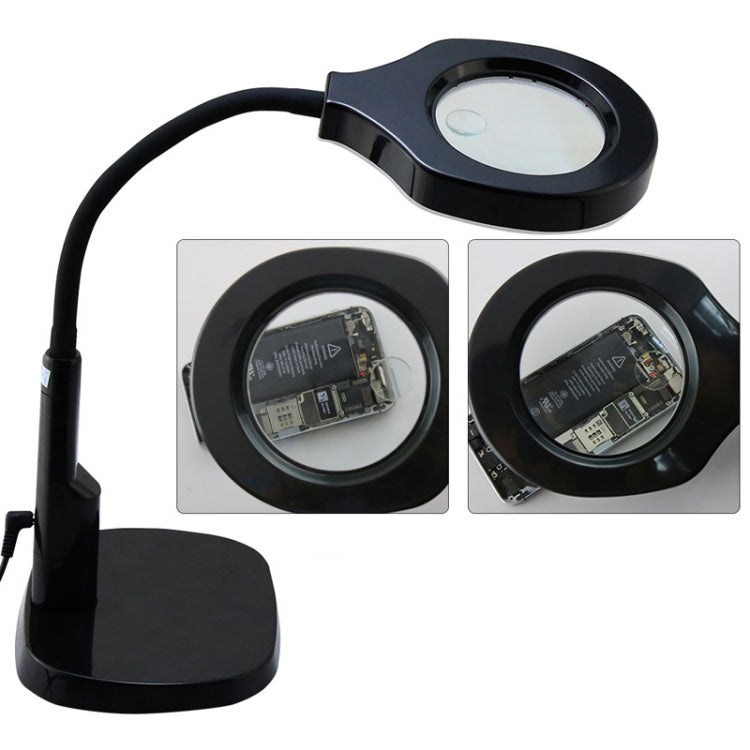 BEST Lampada da tavolo regolabile con lente d'ingrandimento a LED (tensione 220 V), 9145T Magnifier