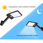 Lampada solare telecomandata 6W 800LM 48 LED con staffa