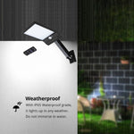 Lampada solare telecomandata 6W 800LM 48 LED con staffa