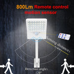 Lampada solare telecomandata 6W 800LM 48 LED con staffa