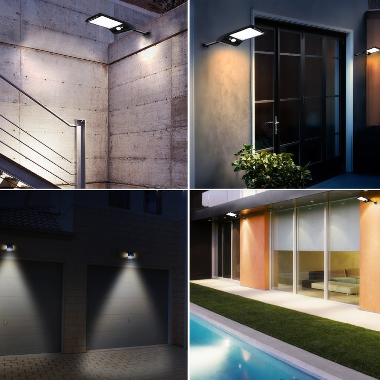 Lampada solare telecomandata 6W 800LM 48 LED con staffa