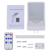 Lampada solare telecomandata 6W 800LM 48 LED con staffa