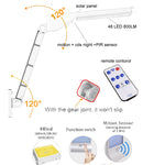 Lampada solare telecomandata 6W 800LM 48 LED con staffa