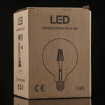 G95 E27 4W 4 LED 450 LM 3000K Retro Dimmerabile Lampadina a filamento LED Luce a risparmio energetico, AC 220V, G95 4W White Light, G95 4W Warm White