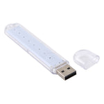 Lampada da notte portatile con luce da libro a LED USB 5730 SMD da 3 W 8 LED, DC 5 V, 8 LEDs