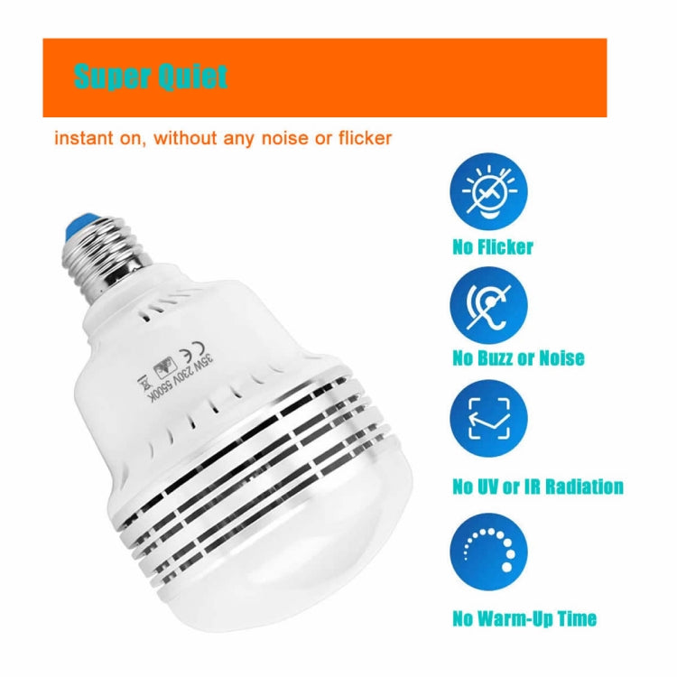 Lampadina LED MANTOO PGL35 35W 120V 5500K 3900LM per illuminazione fotografica, 120V 3900LM