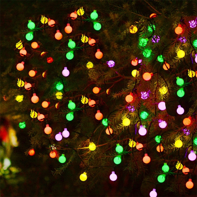 Stringa di lampada solare a forma di palla da 30 LED per esterni, impermeabile, decorazione natalizia