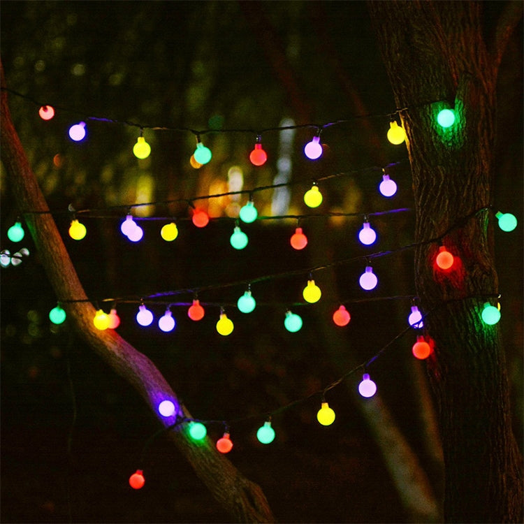 Stringa di lampada solare a forma di palla da 30 LED per esterni, impermeabile, decorazione natalizia