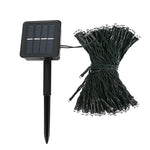 Stringa di lampada solare per decorazione natalizia impermeabile da esterno da 200 LED, lunghezza: 22 m