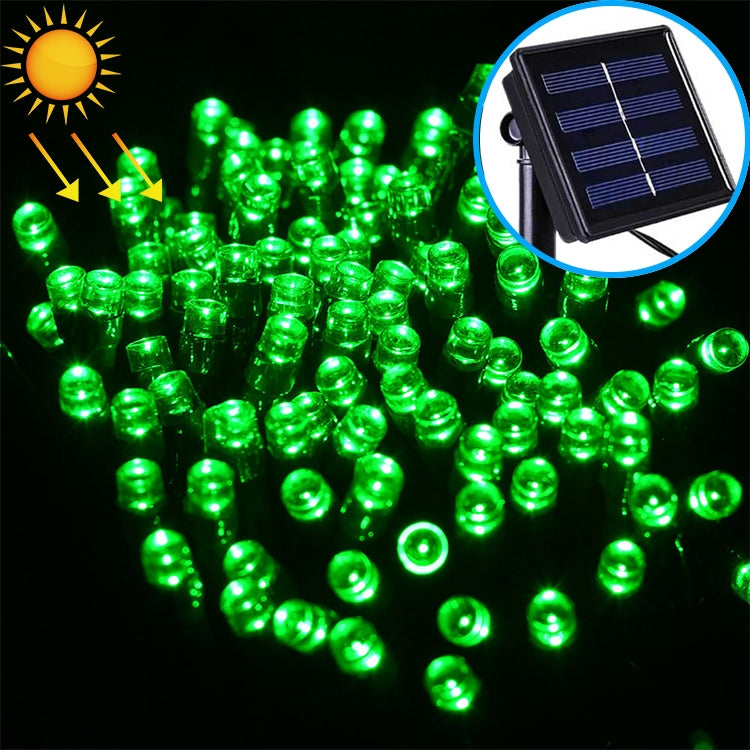 Stringa di lampada solare per decorazione natalizia impermeabile da esterno da 200 LED, lunghezza: 22 m