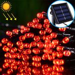 Stringa di lampada solare per decorazione natalizia impermeabile da esterno da 200 LED, lunghezza: 22 m