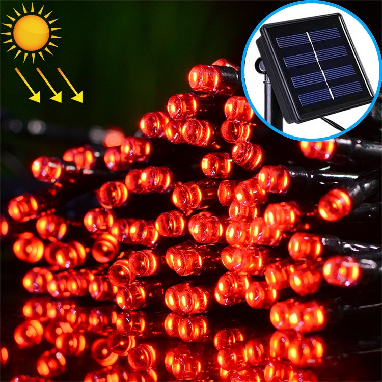 Stringa di lampada solare per decorazione natalizia impermeabile da esterno da 200 LED, lunghezza: 22 m