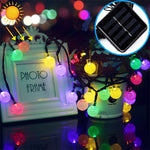 50 LED Bubble Ball Outdoor Garden Impermeabile Natale Primavera Festival Decorazione Stringa di lampada solare