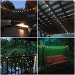 50 LED Bubble Ball Outdoor Garden Impermeabile Natale Primavera Festival Decorazione Stringa di lampada solare