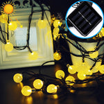 50 LED Bubble Ball Outdoor Garden Impermeabile Natale Primavera Festival Decorazione Stringa di lampada solare