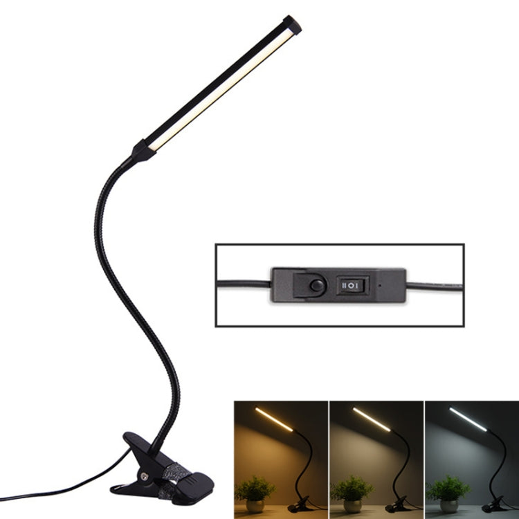 Lampada da scrivania a LED Lampada da tavolo pieghevole regolabile per protezione degli occhi da 8W, versione con plug-in USB, USB Plug-in Version(Black), USB Plug-in Version(White)