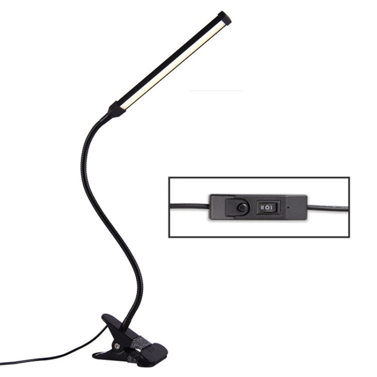 Lampada da scrivania a LED Lampada da tavolo pieghevole regolabile per protezione degli occhi da 8W, versione con plug-in USB, USB Plug-in Version(Black), USB Plug-in Version(White)