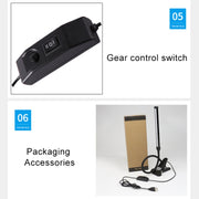 Lampada da scrivania LED pieghevole 8W con USB