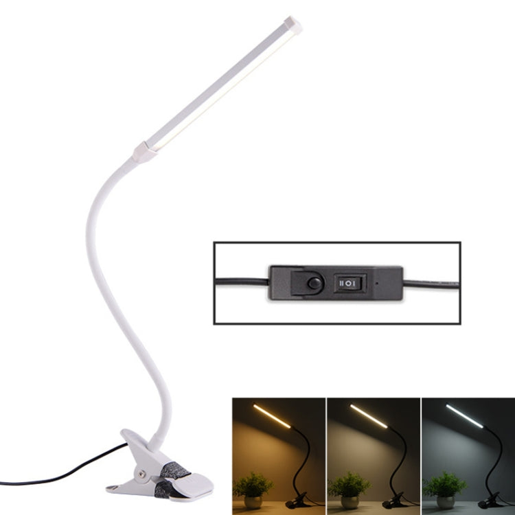 Lampada da scrivania a LED Lampada da tavolo pieghevole regolabile per protezione degli occhi da 8W, versione con plug-in USB, USB Plug-in Version(Black), USB Plug-in Version(White)