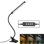 Lampada da scrivania a LED Lampada da tavolo pieghevole regolabile per protezione degli occhi con ricarica USB da 8 W, versione con ricarica USB, USB Charge Version(Black), USB Charge Version(White)
