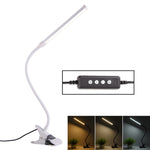 Lampada da scrivania a LED Lampada da tavolo pieghevole regolabile per protezione degli occhi con ricarica USB da 8 W, versione con ricarica USB, USB Charge Version(Black), USB Charge Version(White)