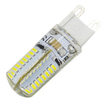 Lampadina G9 4W 210LM 64 LED SMD 3014 in silicone mais, CA 110 V, AC 110V