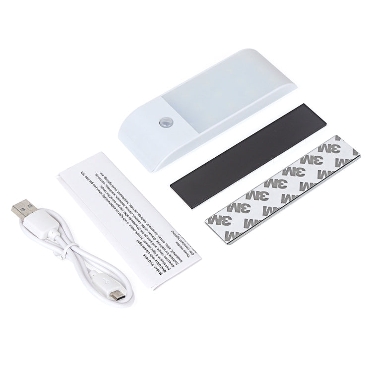 1 W 12 LED 240 LM Ricarica USB, Distanza sensore: 3 m, DC 5 V