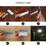 1 W 12 LED 240 LM Ricarica USB, Distanza sensore: 3 m, DC 5 V