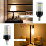 Lampadina a risparmio energetico SMD 5730, CA 110-265 V, E14 112 LEDs White Light, E14 112 LEDs Warm White