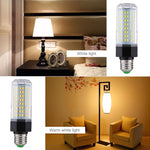 Lampadina LED E27 144 SMD 5730 110-265V luce bianca