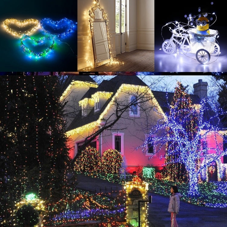 Scatola di batterie 100 LED SMD 06033 x AA Lampada decorativa, DC 5 V, 10m Blue Light, 10m Colorful Light, 10m Pink Light, 10m Green Light, 10m Purple Light, 10m Red Light, 10m White Light, 10m Warm White, 10m Yellow Light