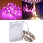 Scatola di batterie 100 LED SMD 06033 x AA Lampada decorativa, DC 5 V, 10m Blue Light, 10m Colorful Light, 10m Pink Light, 10m Green Light, 10m Purple Light, 10m Red Light, 10m White Light, 10m Warm White, 10m Yellow Light