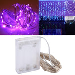 Scatola di batterie 100 LED SMD 06033 x AA Lampada decorativa, DC 5 V, 10m Blue Light, 10m Colorful Light, 10m Pink Light, 10m Green Light, 10m Purple Light, 10m Red Light, 10m White Light, 10m Warm White, 10m Yellow Light