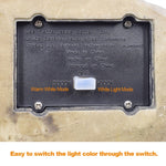 Lampada da giardino solare impermeabile IP65 con faretto LED