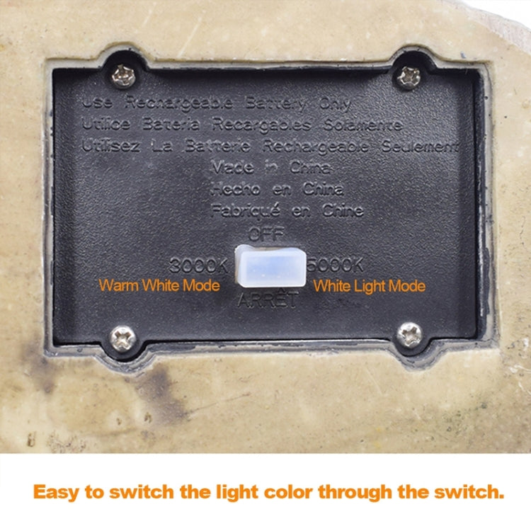 Lampada da giardino solare impermeabile IP65 con faretto LED
