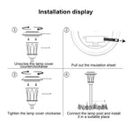 Lampada da giardino solare LED impermeabile IP65