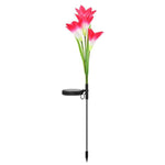 Lampada da giardino solare LED impermeabile IP55 4 teste