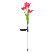 Lampada da giardino solare LED impermeabile IP55 4 teste