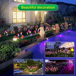 Lampada da giardino solare LED impermeabile IP55 4 teste